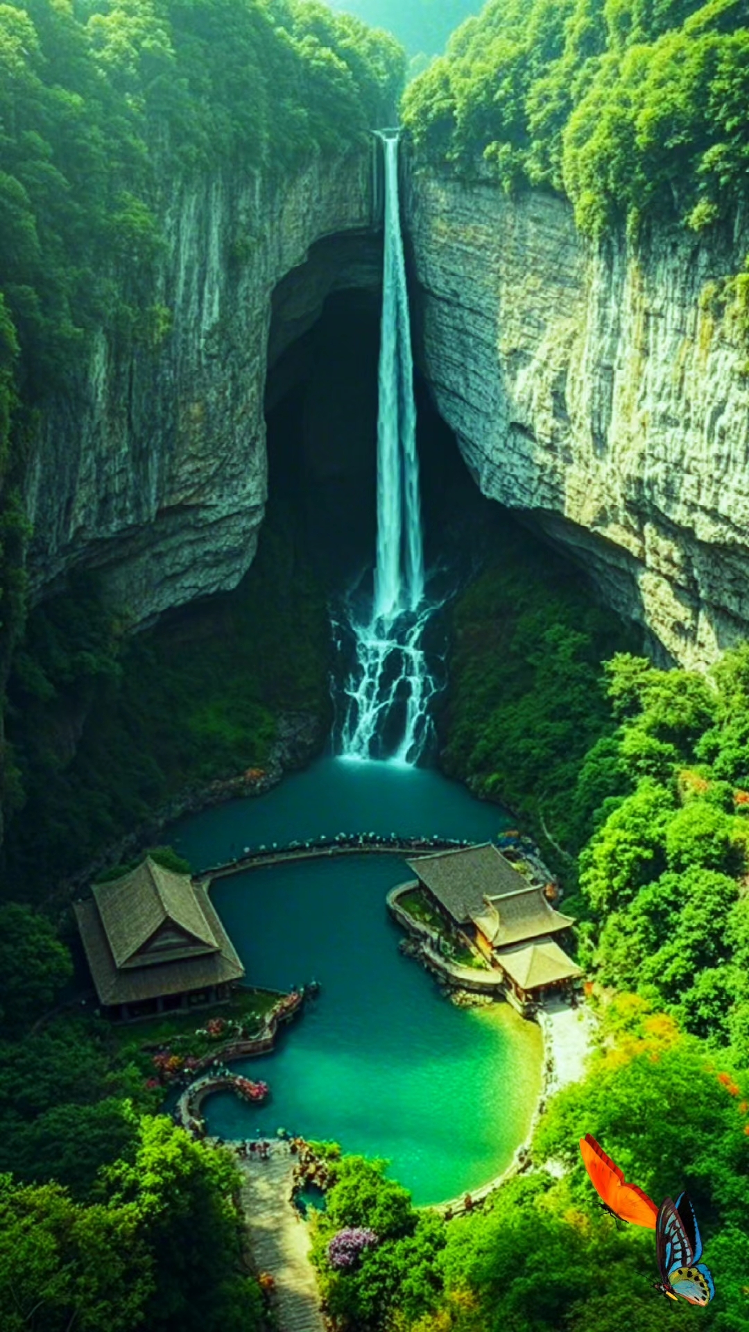闲花径上石横，绿水山川阳间