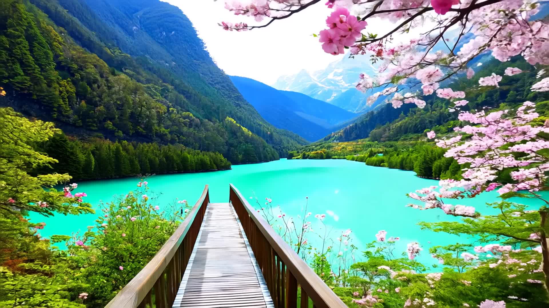 闲花径上石横，绿水山川阳间