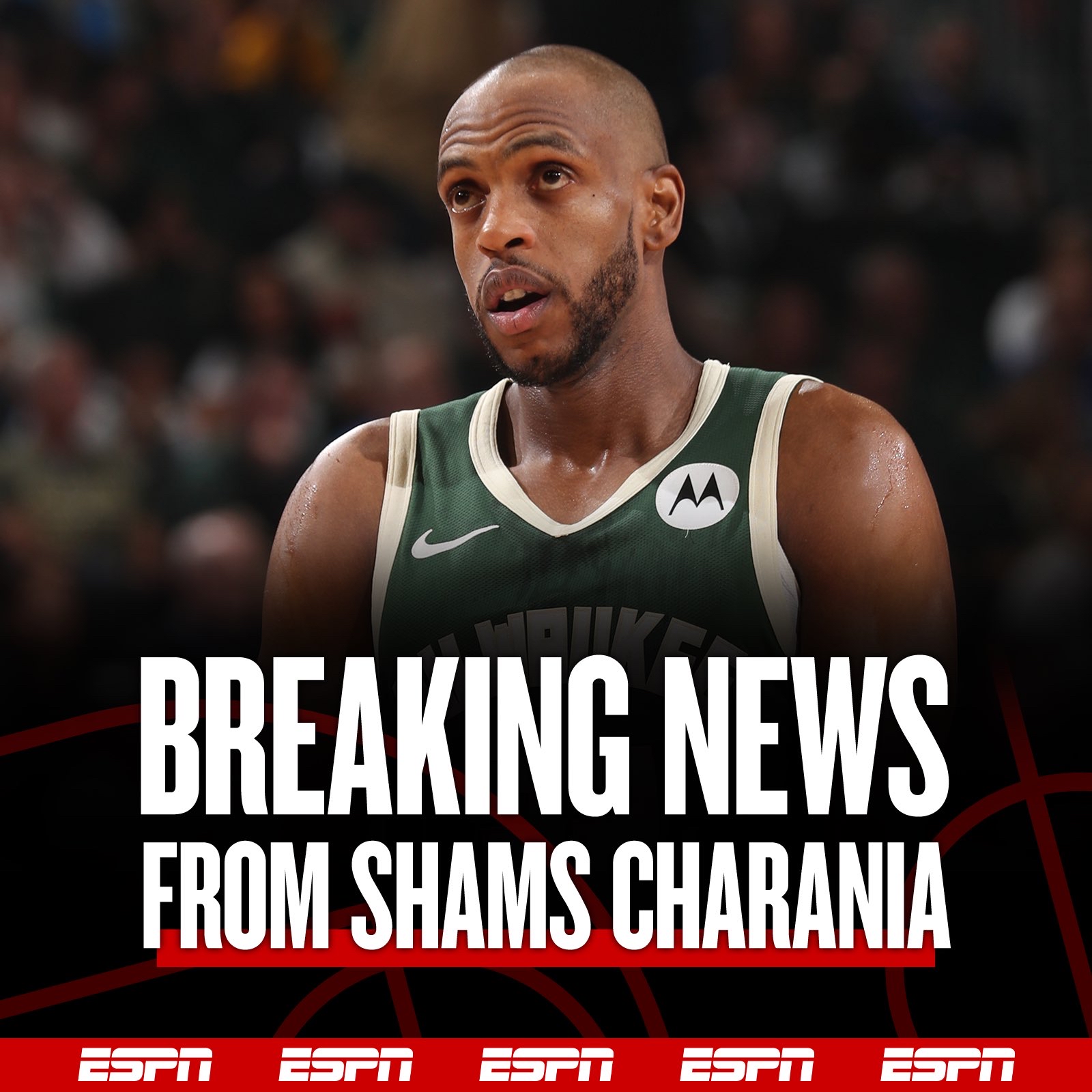 雄鹿后卫米德尔顿获得本赛季得分王称号